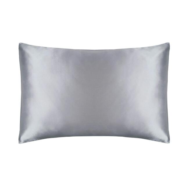 Rackhams 100% Mulberry Silk Pillowcase - Platinum - One Size - Platinum - 100% Silk - image 1