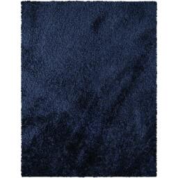 Rackhams Cloudy Shag-Solid Color Dark Blue Plush Soft Pile Rug - 160 x 213 cm - thumbnail 2