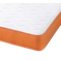 Rackhams Shorty Memory Foam Sprung Mattress - Coil Springs & Memory Foam Layer - Orange - 1 - 2ft6 Shorty Small Single Mattress (75cm x 175cm) - thumbnail 2