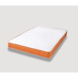 Rackhams Shorty Memory Foam Sprung Mattress - Coil Springs & Memory Foam Layer - Orange - 1 - 2ft6 Shorty Small Single Mattress (75cm x 175cm) - thumbnail 5