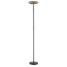 Rackhams RGB and CCT Modern LED Floor Lamp in Matte Black with Remote Control - thumbnail 2