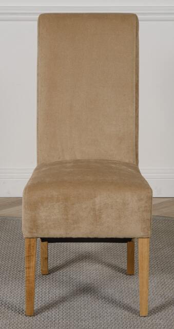 Rackhams Montana Fabric Dining Chair - Beige - 1 - image 1