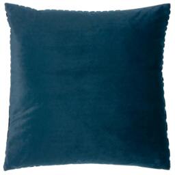 Rackhams Evoke Cut Cushion Cover - Navy - 45cm x 45cm - Navy - 100% Polyester - thumbnail 3