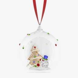 Rackhams Holiday Cheers Tree Snowman Ball Ornament 5701509