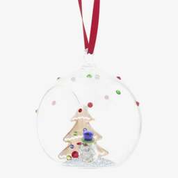 Rackhams Holiday Cheers Tree Snowman Ball Ornament 5701509 - thumbnail 2
