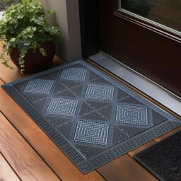 Rackhams Heavy Duty 3 in 1 Brush Doormat - 3x1 (60x30cm) - thumbnail 3