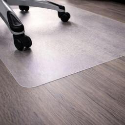 Rackhams Polycarbonate Chair Mat for Hard Floors – Clear Rectangular Office Floor Protector - Multiple Sizes - 90 x 120 cm - thumbnail 4