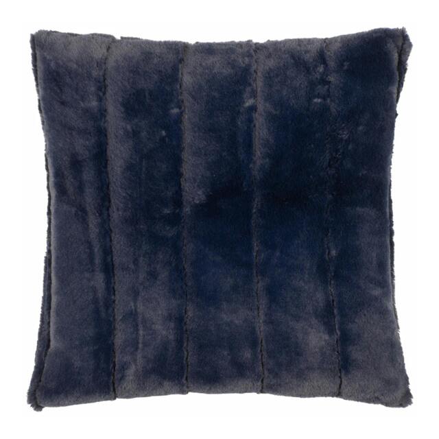 Rackhams Empress Cushion Cover - Navy - 45 x 45cm - Navy - 100% Polyester - image 1