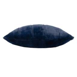 Rackhams Empress Cushion Cover - Navy - 45 x 45cm - Navy - 100% Polyester - thumbnail 3