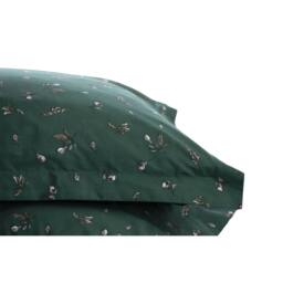 Rackhams Aiyla Oxford Pillowcase (Pack of 2) - Bottle Green - 76cm x 51cm - Bottle Green - 80% Cotton/20% Polyester - thumbnail 1
