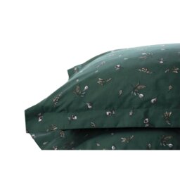 Rackhams Aiyla Oxford Pillowcase (Pack of 2) - Bottle Green - 76cm x 51cm - Bottle Green - 80% Cotton/20% Polyester - thumbnail 3