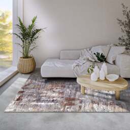 Rackhams Shortpile Rug Copper Gold – Abstract Modern - 200X290 cm - thumbnail 6