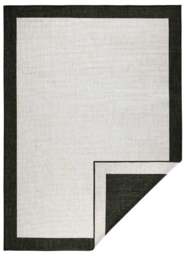 Rackhams Panama Reversible Black Rug Indoor-Outdoor - 160X230 cm - thumbnail 1