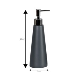 Rackhams Alto Grey Liquid Soap Dispenser - thumbnail 2