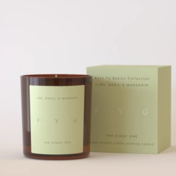 Rackhams Find your Glow Back To Basics Tumbler Candle - 220g - Purple - Orchid Noir - thumbnail 3