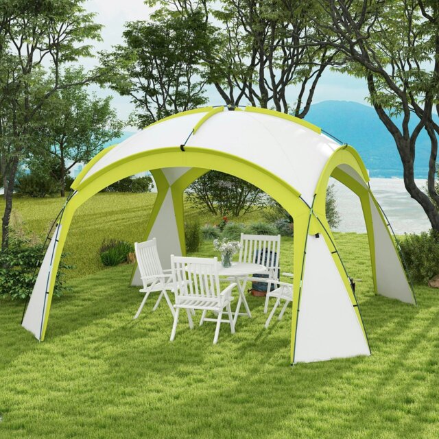 Rackhams Outdoor Gazebo Event Shelter Party Tent for Garden Green - image 1