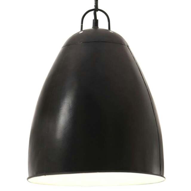 Rackhams Industrial Hanging Lamp 25 W Black Round 32 cm E27