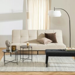 Rackhams Avila Side Table with Brown Marble Top 52x40cm - 1 - thumbnail 3