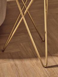 Rackhams Jaipur Side Table with Agate Top - thumbnail 2