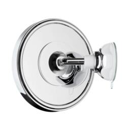 Rackhams Polished Chrome Mirror with Suction Cup Mounting (200mm) 7x Magnification Bathroom Makeup or Shaving Mirror - thumbnail 3