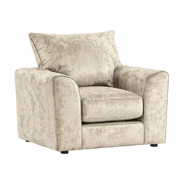 Rackhams Cushia Living Room Furniture Range - Armchair - MINK - image 1