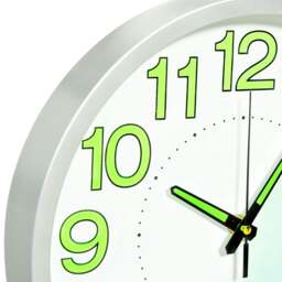 Rackhams Luminous Wall Clock White 30 cm - thumbnail 5