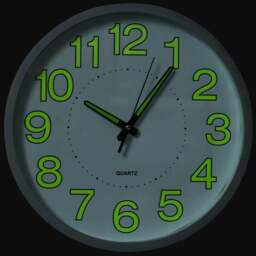 Rackhams Luminous Wall Clock White 30 cm - thumbnail 3