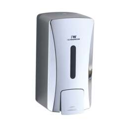 Rackhams 1000ml Soap Dispenser in Silver - thumbnail 1