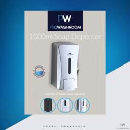 Rackhams 1000ml Soap Dispenser in Silver - thumbnail 4