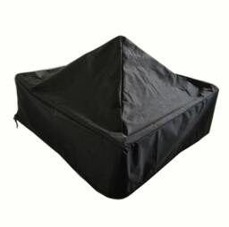 "Rackhams Bronze Fire Pit BBQ Combo 24"" - Stars Design Outdoor Fire Bowl with Grill & Cover" - thumbnail 6