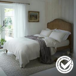 Rackhams Natural French Linen 40cm Deep Fitted Sheets - Double - Deep - thumbnail 6
