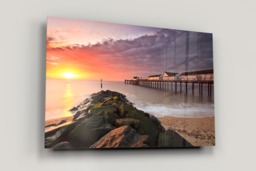 Rackhams Southwold Pier Sunset - Framed Print 30 x 20 inch - thumbnail 2
