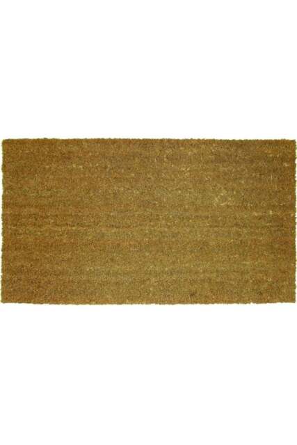 Rackhams Coir Solid Design Mat - 139 - 50X80 cm - image 1