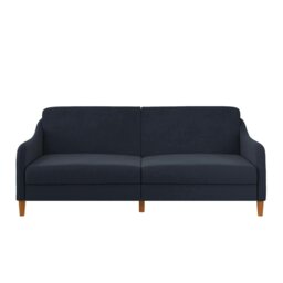 Rackhams Jasper coil 3-seater Sofa Bed in navy fabric - Blue - thumbnail 3