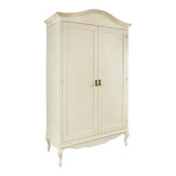 Rackhams Juliette Double Wardrobe French Style 2 Door Bedroom Storage - Champagne, Cream - thumbnail 3