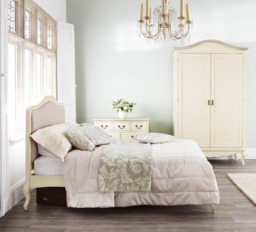 Rackhams Juliette Double Wardrobe French Style 2 Door Bedroom Storage - Champagne, Cream - thumbnail 2
