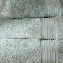 Rackhams Mineral Blue Egyptian Cotton Hand Towel - 2 Pack - thumbnail 3