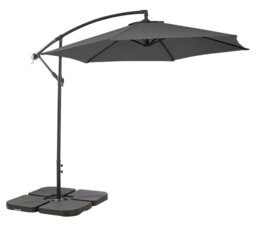 Rackhams Cantilever Garden Parasol - Grey