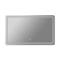 Rackhams LED Wall Mirror Anti-fog Bathroom Mirrors Makeup Light 100x70cm