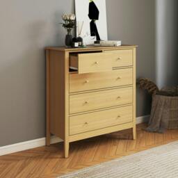 Rackhams Henley 3 + 2 Drawer Chest of Drawers - Oak-Effect - thumbnail 2