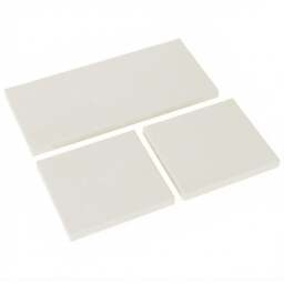 Rackhams 3PCs Rattan Garden Seat Cushions Pads for Patio Furniture - Cream White - Polyester, Cotton - Outdoor Seat Cushion Set - thumbnail 2