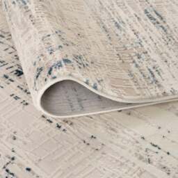 Rackhams Carmel Cream-Blue Abstract Rug - 6030 - 160X230 cm - thumbnail 3