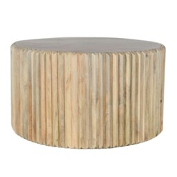 Rackhams Rayne Mango Wood Round Coffee Table - thumbnail 2