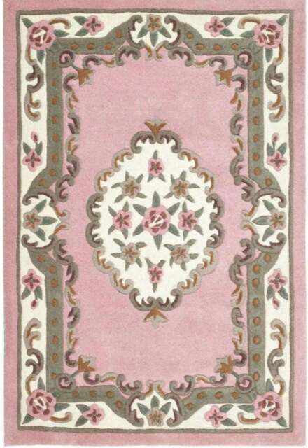 Rackhams Shensi Pink Medallion Rug - 150X240 cm - image 1