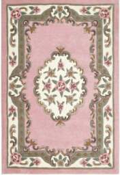 Rackhams Shensi Pink Medallion Rug - 150X240 cm