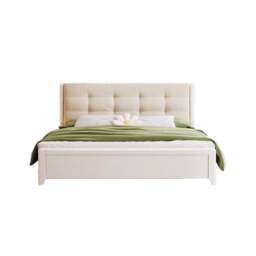 Rackhams Arlene Wood King Size / Super King Size Storage Bed - White - Mega King Size - NO Storage - thumbnail 3