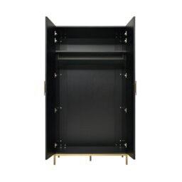 Rackhams Tulip Wardrobe - Wenge (Black Stained Oak) - Wenge (Black Stained Oak) - thumbnail 3