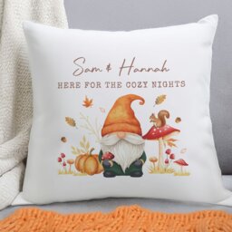 Rackhams Personalised Autumn Gonk Cushion - thumbnail 2
