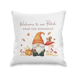Rackhams Personalised Autumn Gonk Cushion - thumbnail 1