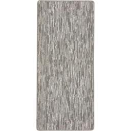 Rackhams Washable Broken Striped Grey Mat and Runner - 67X200 cm - thumbnail 3